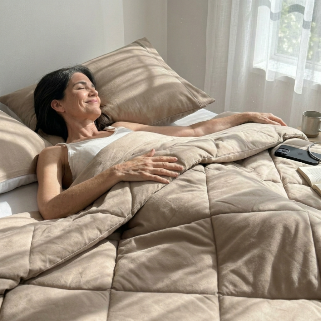Couette Rafraîchissante, Conçue pour les bouffées de chaleur nocturnes