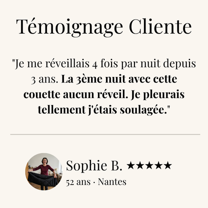 Couette Rafraîchissante, Conçue pour les bouffées de chaleur nocturnes