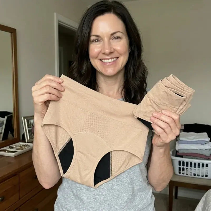 Culotte Menstruelle 3 Couches, Anti-Fuites, Flux Abondants, Port Quotidien