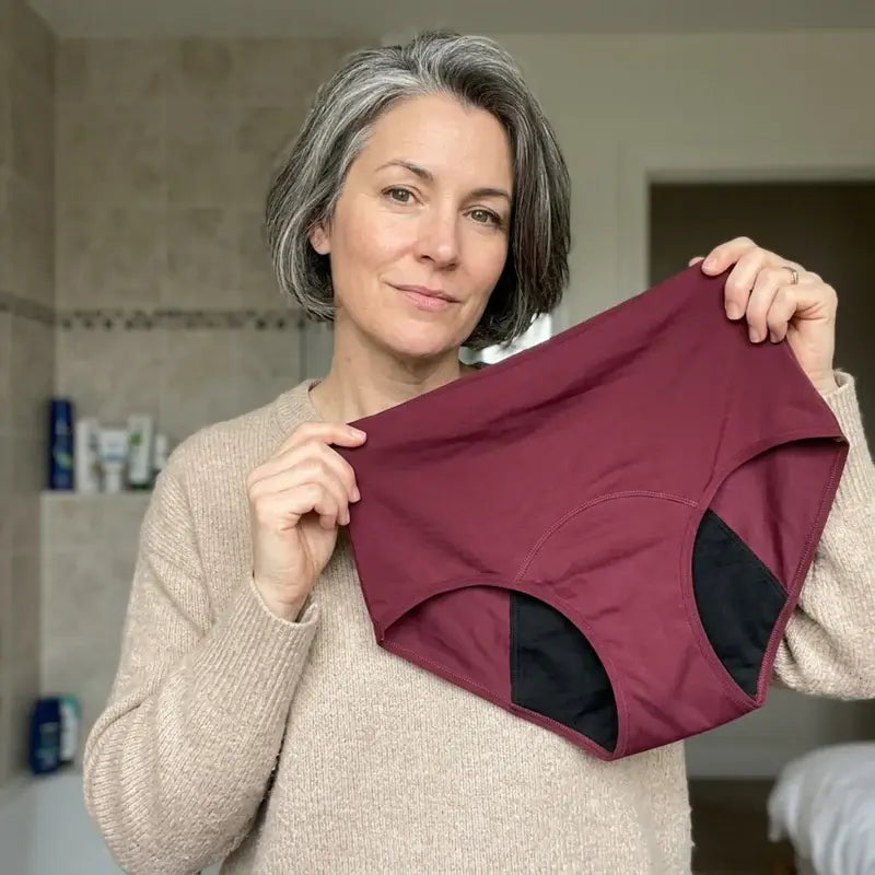 Culotte Menstruelle 3 Couches, Anti-Fuites, Flux Abondants, Port Quotidien
