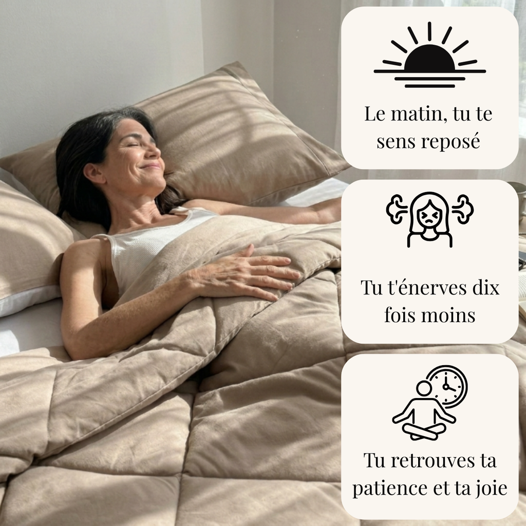 Couette Rafraîchissante, Conçue pour les bouffées de chaleur nocturnes